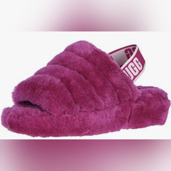 UGG Shoes - UGG Fluff Yeah Flatform Slide Sandals Size 8 Like New MSRP $110
